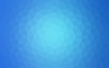 Üçgenler ve degrade origami tarzı oluşur mavi köşeli tasarım deseni.