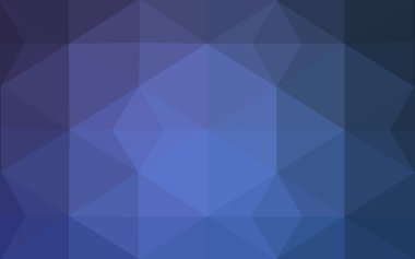 Üçgenler ve degrade origami tarzı oluşur mavi köşeli tasarım deseni.