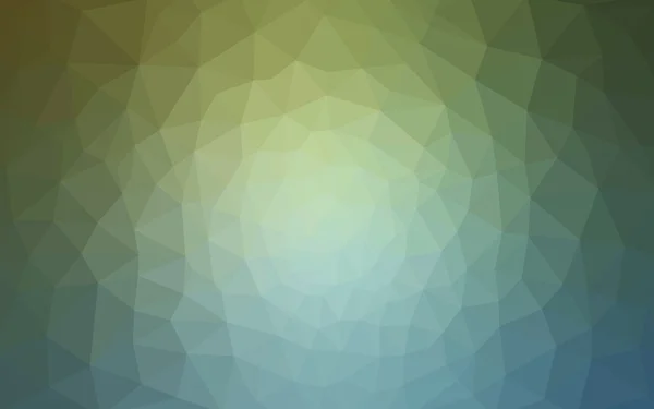 Patrón de diseño poligonal multicolor verde, azul, que consiste en triángulos y gradiente en estilo origami . — Archivo Imágenes Vectoriales