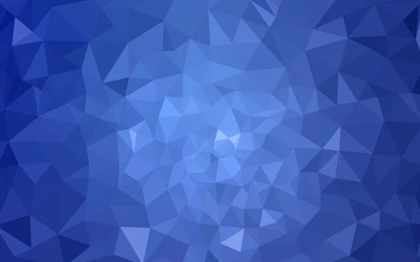 Patrón de diseño poligonal azul, que consisten en triángulos y gradiente en estilo origami . — Vector de stock