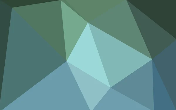 Multicolor verde, azul padrão de design poligonal, que consistem em triângulos e gradiente no estilo origami . — Vetor de Stock