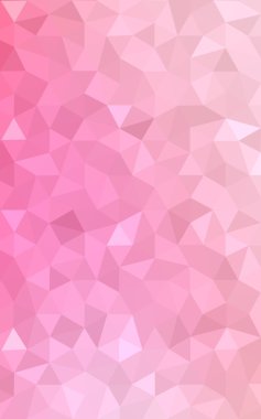 Üçgenler ve degrade origami tarzı oluşur çok renkli pembe, sarı poligonal tasarım deseni.