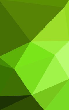 Üçgenler ve degrade origami tarzı oluşur yeşil köşeli tasarım deseni.