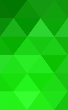 Üçgenler ve degrade origami tarzı oluşur yeşil köşeli tasarım deseni.