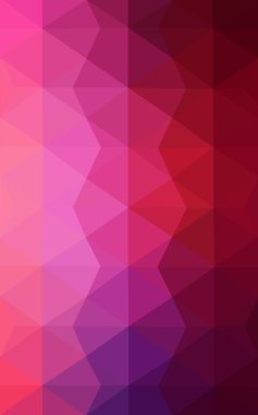 Üçgenler ve degrade origami tarzı oluşur çok renkli koyu mor, pembe poligonal tasarım deseni.