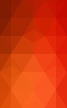 Üçgenler ve degrade origami tarzı oluşur kırmızı köşeli tasarım deseni.