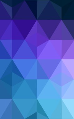 Üçgenler ve degrade origami tarzı oluşur çok renkli koyu pembe, mavi köşeli tasarım deseni.