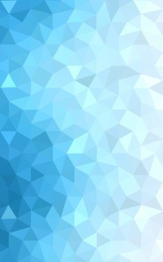 Üçgenler ve degrade origami tarzı oluşur mavi köşeli tasarım deseni.