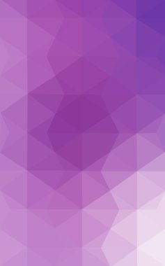 Üçgenler ve degrade origami tarzı oluşur mor kenarlı tasarım deseni.