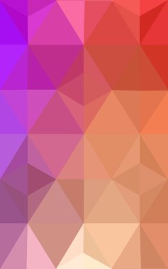 Üçgenler ve degrade origami tarzı oluşur çok renkli köşeli tasarım deseni.