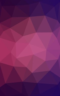 Üçgenler ve degrade origami tarzında oluşan koyu mor kenarlı tasarım deseni