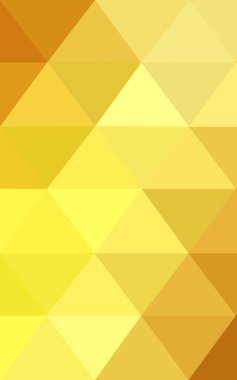 Degrade, arka planda origami stil ve üçgen oluşur turuncu poligonal desen.