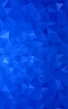 Üçgenler ve degrade origami tarzı oluşur mavi köşeli tasarım deseni.