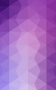 Üçgenler ve degrade origami tarzı oluşur mor kenarlı tasarım deseni.