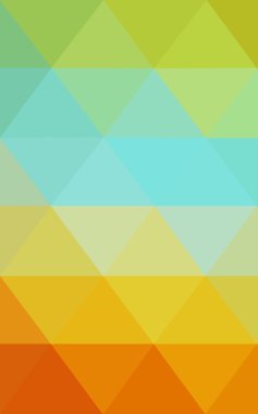 Üçgenler ve degrade origami tarzı oluşur çok renkli köşeli tasarım deseni.