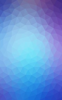 Üçgenler ve degrade origami tarzı oluşur çok renkli pembe, mavi köşeli tasarım deseni.