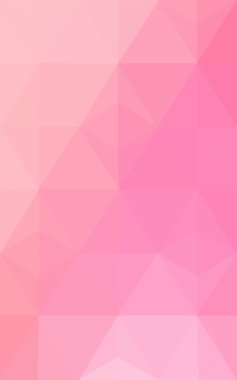 Üçgenler ve degrade origami tarzı oluşur çok renkli pembe, sarı poligonal tasarım deseni.