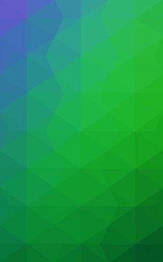 Üçgenler ve degrade origami tarzı oluşur çok renkli pembe, yeşil köşeli tasarım deseni.