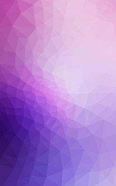 Üçgenler ve degrade origami tarzı oluşur çok renkli mor, pembe poligonal tasarım deseni.