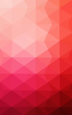 Üçgenler ve degrade origami tarzı oluşur kırmızı köşeli tasarım deseni.