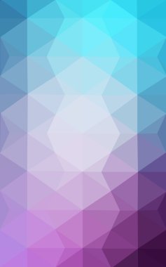 Üçgenler ve degrade origami tarzı oluşur çok renkli pembe, mavi köşeli tasarım deseni.