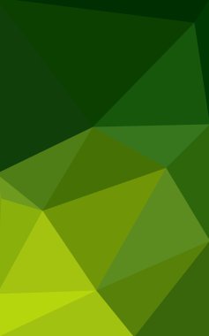 Üçgenler ve degrade origami tarzı oluşur yeşil köşeli tasarım deseni.