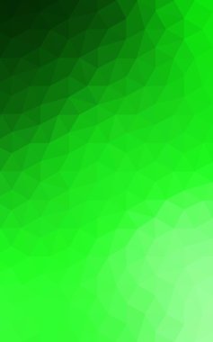 Üçgenler ve degrade origami tarzı oluşur yeşil köşeli tasarım deseni.