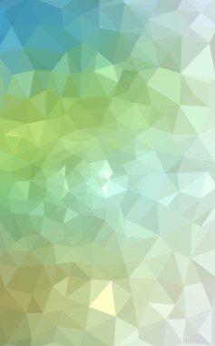 Üçgenler ve degrade origami tarzı oluşur çok renkli yeşil, mavi köşeli tasarım deseni.