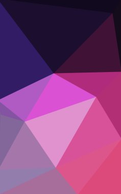 Üçgenler ve degrade origami tarzı oluşur çok renkli koyu mor, pembe poligonal tasarım deseni.