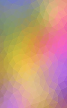 Üçgenler ve degrade origami tarzı oluşur çok renkli köşeli tasarım deseni.