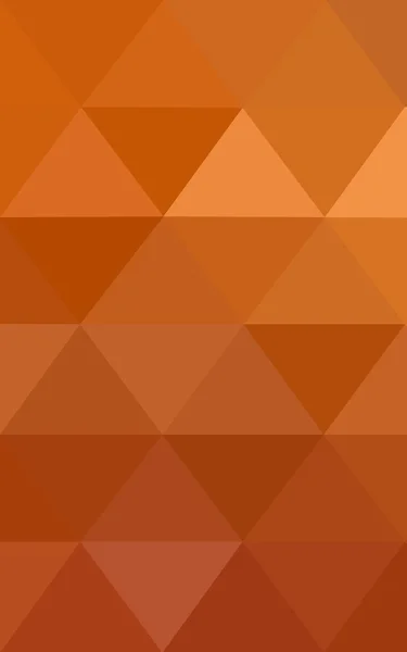 Patrón poligonal naranja, que consiste en triángulos y gradiente, fondo en estilo origami . — Foto de Stock