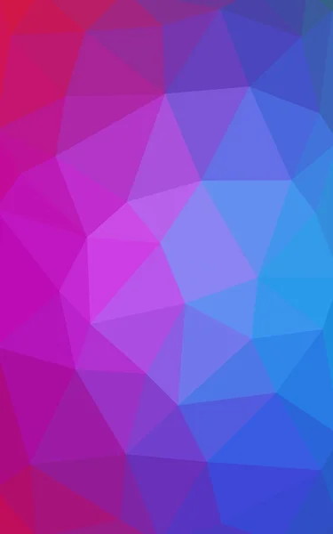 Light pink, blue polygonal design pattern,which consist of triangles and gradient in origami style — Stock Photo, Image