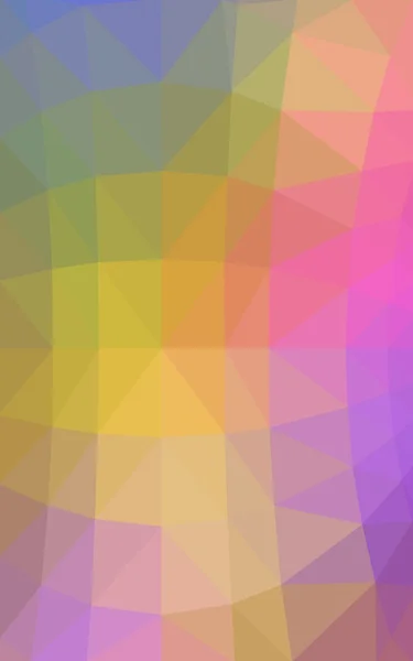 Patrón de diseño poligonal multicolor claro, que consiste en triángulos y gradiente en estilo origami — Foto de Stock