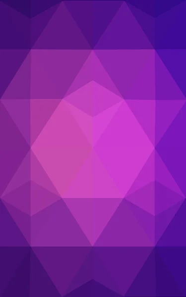Patrón de diseño poligonal púrpura, que consiste en triángulos y gradiente en estilo origami . — Foto de Stock