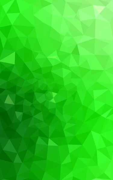 Green polygonal design pattern, which consist of triangles and gradient in origami style.