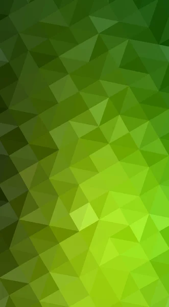 Ilustración de diseño poligonal verde, que consiste en triángulos —  Fotos de Stock