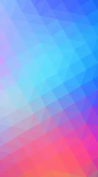 Ilustración de diseño poligonal multicolor, que consiste en trian —  Fotos de Stock
