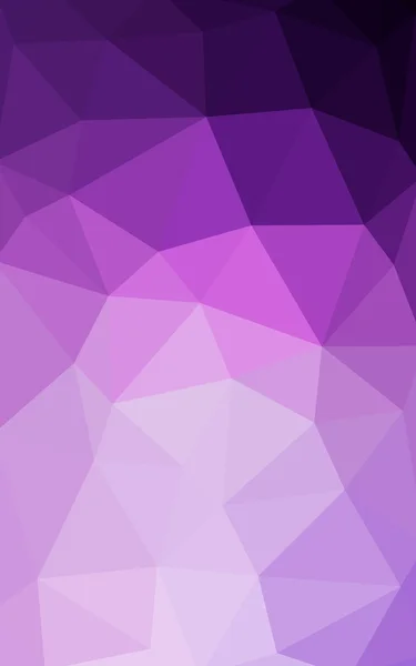 Lekkie purpurowo różowe wielokątne wzór, który składa się z trójkątów i gradientu w stylu origami — Zdjęcie stockowe