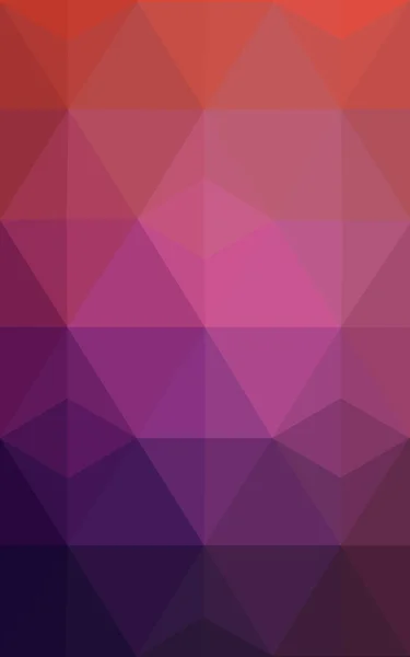 Multicolor rosa, vermelho, laranja padrão de design poligonal, que consistem em triângulos e gradiente no estilo origami . — Fotografia de Stock