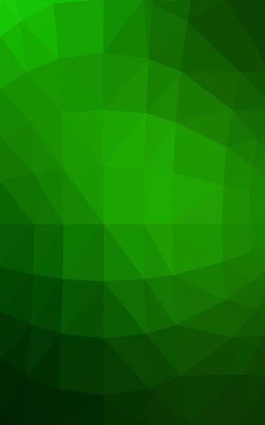 Light green polygonal design pattern,which consist of triangles and gradient in origami style — Stock Photo, Image