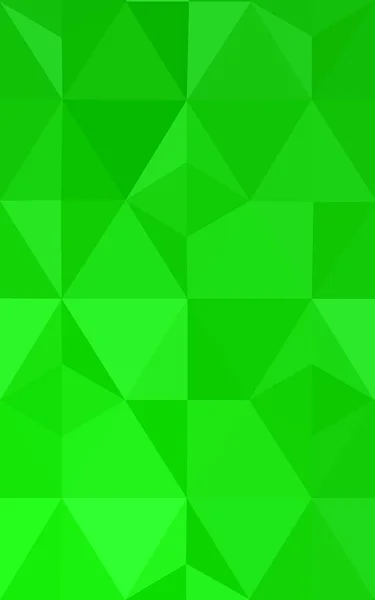 Grön polygonal designmönster, som består av trianglar och lutningen i origami stil. — Stockfoto