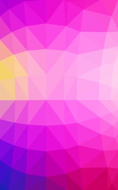 Üçgenler ve degrade origami tarzı oluşur karanlık çok renkli köşeli tasarım deseni