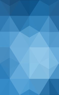 Üçgenler ve degrade origami tarzı oluşur mavi köşeli tasarım deseni.