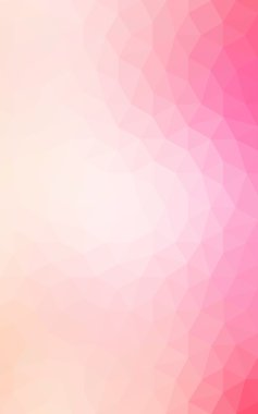 Üçgenler ve degrade origami tarzı oluşur çok renkli pembe, sarı poligonal tasarım deseni.