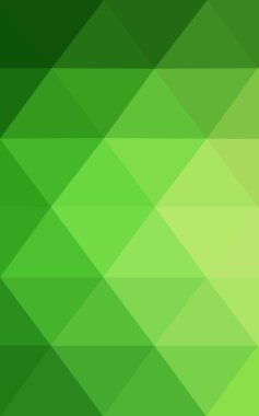 Üçgenler ve degrade origami tarzı oluşur yeşil köşeli tasarım deseni.