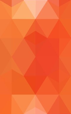 Üçgenler ve degrade origami tarzı oluşur kırmızı köşeli tasarım deseni.