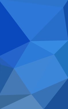 Üçgenler ve degrade origami tarzı oluşur mavi köşeli tasarım deseni.