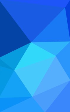 Üçgenler ve degrade origami tarzı oluşur mavi köşeli tasarım deseni.