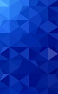 Üçgenler ve degrade origami tarzı oluşur mavi köşeli tasarım deseni.