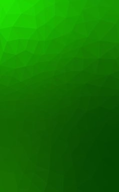 Üçgenler ve degrade origami tarzı oluşur yeşil köşeli tasarım deseni.